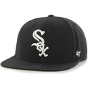 cepur-plakana-melns-snapback-no-chicago-white-sox-mlb-no-47-brand