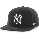 cepur-plakana-melns-snapback-lisa-no-new-york-yankees-mlb-no-47-brand