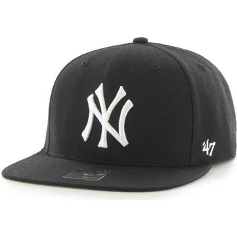 Cepur plakana melns snapback no New York Yankees MLB no 47 Brand