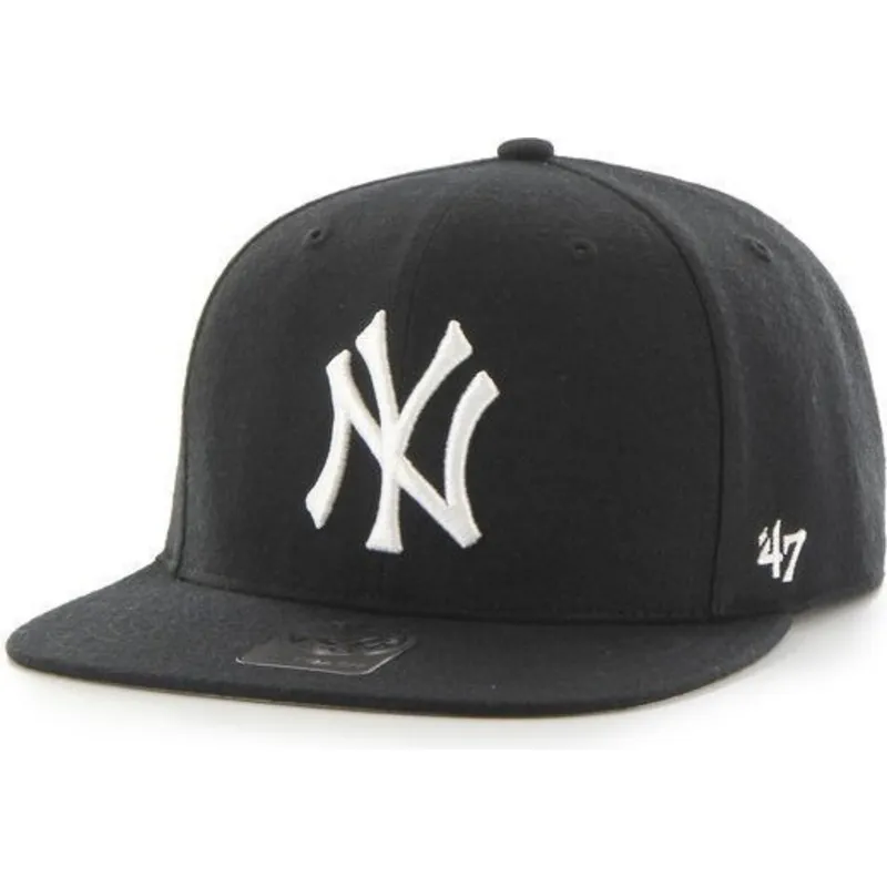 cap-plakana-black-snapback-lisa-no-new-york-yankees-mlb-no-47-brand