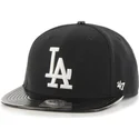 cepur-plakana-melns-snapback-brillante-no-los-angeles-dodgers-mlb-no-47-brand