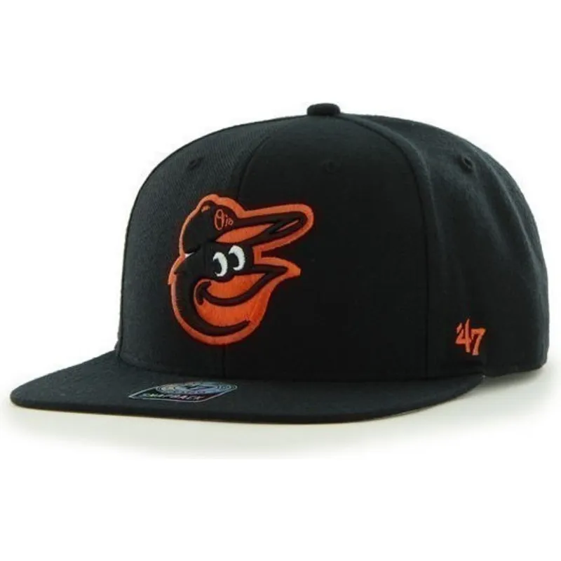 cepur-plakana-melns-snapback-lateral-no-baltimore-orioles-mlb-no-47-brand
