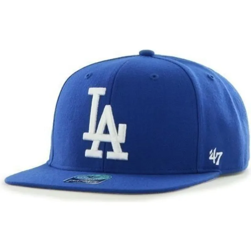 cepur-plakana-zils-snapback-lateral-no-los-angeles-dodgers-mlb-no-47-brand