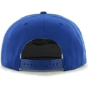 blaue-flache-snapback-kappe-mit-seitlichem-mlb-los-angeles-dodgers-logo-von-47-brand
