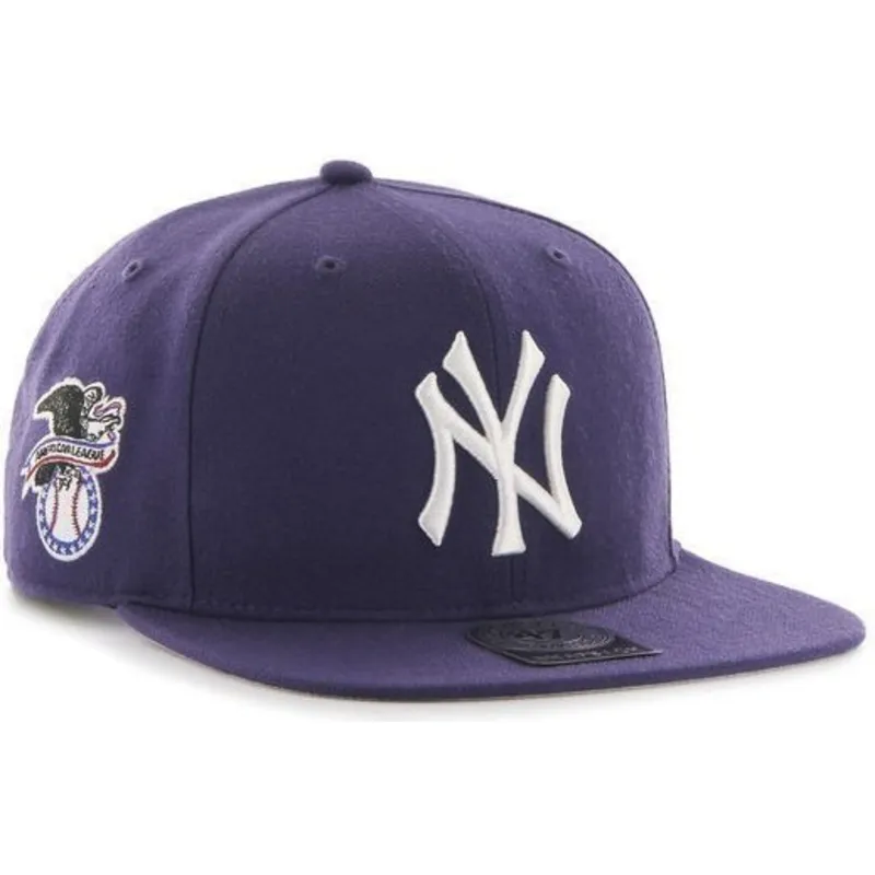 cepur-plakana-violets-snapback-lisa-lateral-no-new-york-yankees-mlb-no-47-brand