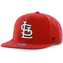 cepur-plakana-sarkans-snapback-lateral-no-st-louis-cardinals-mlb-no-47-brand