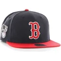 cepur-plakana-tumsi-zils-snapback-no-boston-red-sox-mlb-no-47-brand