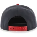 cepur-plakana-tumsi-zils-snapback-no-boston-red-sox-mlb-no-47-brand