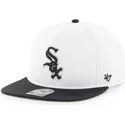 cepur-plakana-balts-snapback-lateral-no-chicago-white-sox-mlb-no-47-brand