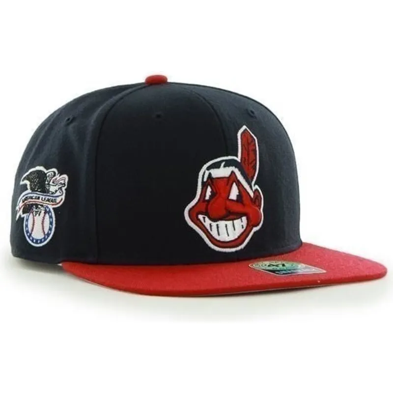 cepur-plakana-tumsi-zils-snapback-antiguo-no-cleveland-indians-mlb-no-47-brand cepur-plakana-tumsi-zils-snapback-antiguo-no-cleveland-indians-mlb-no-47-brand