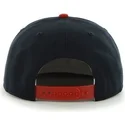 cepur-plakana-tumsi-zils-snapback-antiguo-no-cleveland-indians-mlb-no-47-brand