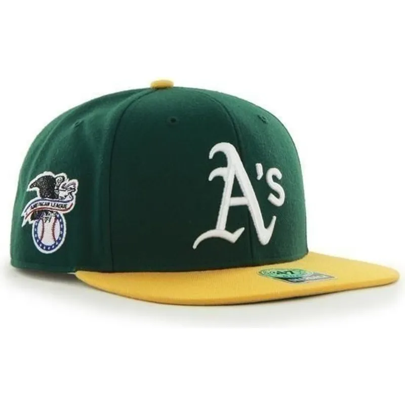 cap-plakana-green-snapback-lisa-lateral-no-oakland-athletics-mlb-no-47-brand