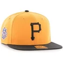 cepur-plakana-dzeltens-snapback-leteral-no-pittsburgh-pirates-mlb-no-47-brand
