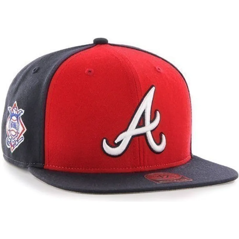 cepur-plakana-tumsi-zils-snapback-lateral-no-atlanta-braves-mlb-no-47-brand