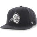 cepur-plakana-tumsi-zils-snapback-lateral-no-atlanta-braves-mlb-no-47-brand