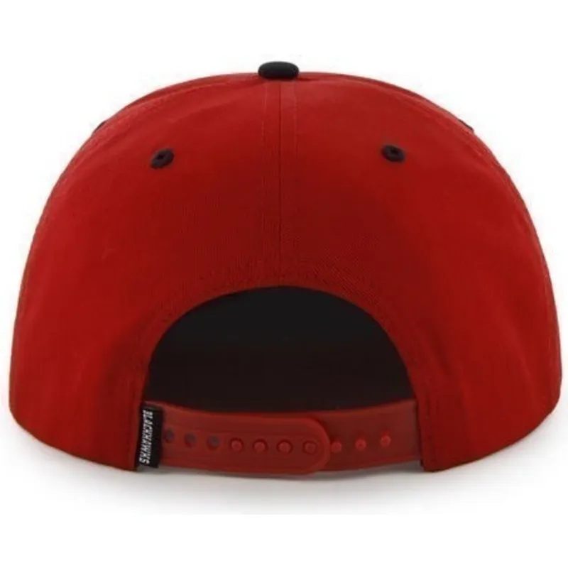 cepur-plakana-sarkans-snapback-no-chicago-blackhawks-nhl-no-47-brand