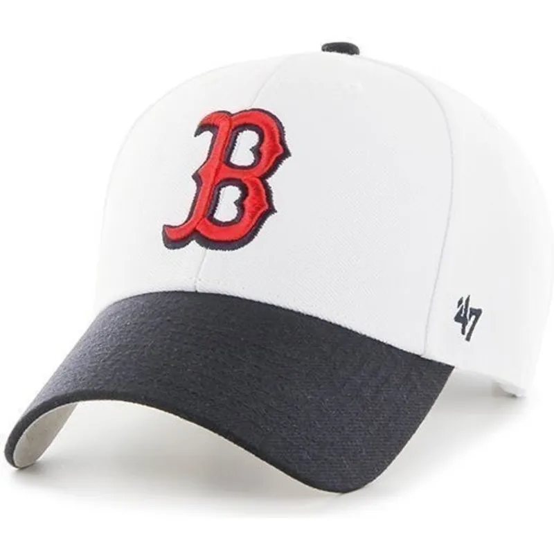 cepur-izliekta-balts-regulejams-no-boston-red-sox-mlb-no-47-brand