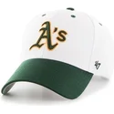 cepur-izliekta-balts-regulejams-no-oakland-athletics-mlb-no-47-brand
