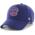 47-brand-mlb-chicago-cubs-einfarbige-blaue-kappe-mit-gebogenem-schirm