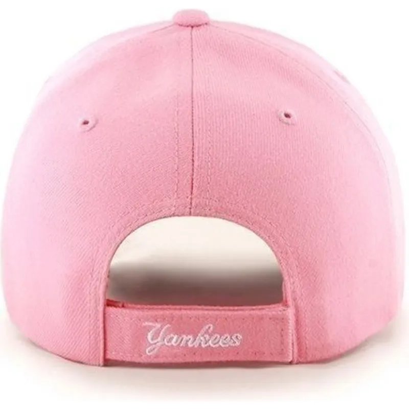 cap-izliekta-pink-adjustable-strap-lisa-no-new-york-yankees-mlb-no-47-brand cap-izliekta-pink-adjustable-strap-lisa-no-new-york-yankees-mlb-no-47-brand