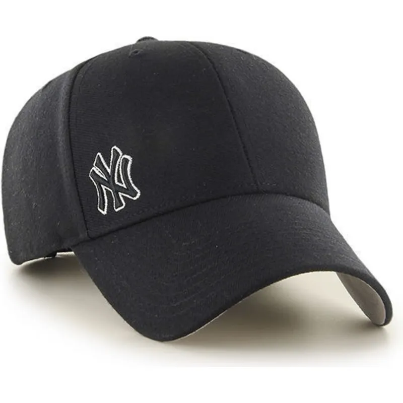 cepur-izliekta-melns-regulejams-no-new-york-yankees-mlb-no-47-brand