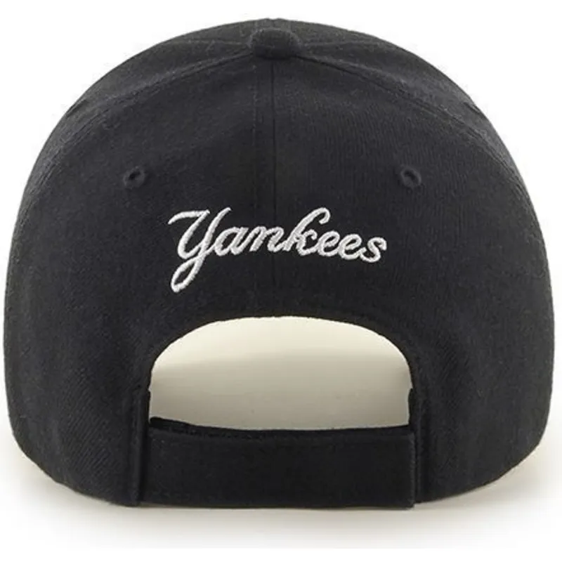 cepur-izliekta-melns-regulejams-no-new-york-yankees-mlb-no-47-brand