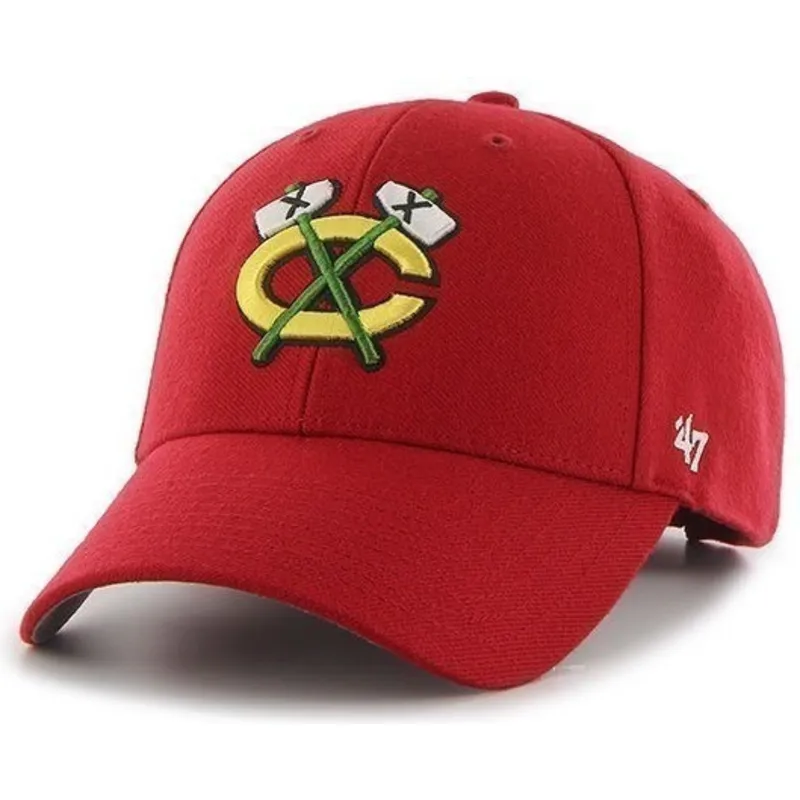 cepur-izliekta-sarkans-regulejams-no-chicago-blackhawks-nhl-no-47-brand