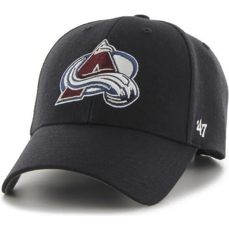 cap-izliekta-navy-blue-adjustable-strap-no-colorado-avalanche-nhl-no-47-brand