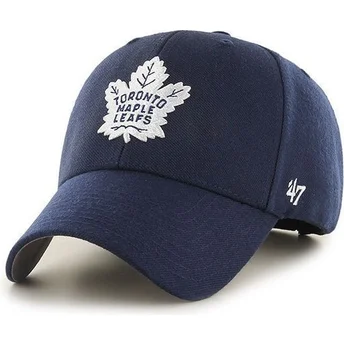 Καπέλο με καμπύλο γείσο σε σκούρο μπλε NHL Toronto Maple Leafs από 47 Brand