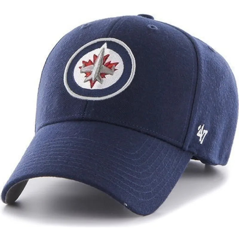 cepur-izliekta-tumsi-zils-regulejams-no-winnipeg-jets-nhl-no-47-brand