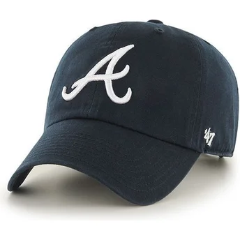 cap-izliekta-navy-blue-adjustable-strap-frontal-no-atlanta-braves-mlb-no-47-brand