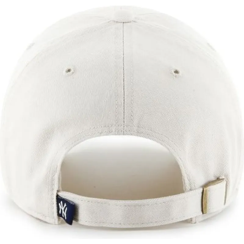 cap-izliekta-cream-adjustable-strap-frontal-grande-no-new-york-yankees-mlb-no-47-brand