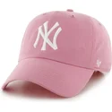 cepur-izliekta-roza-regulejams-no-new-york-yankees-mlb-no-47-brand