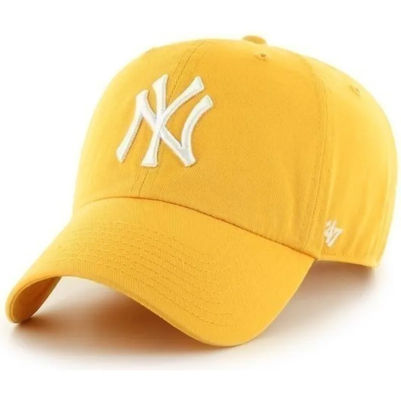 cepur-izliekta-dzeltens-regulejams-no-new-york-yankees-mlb-no-47-brand