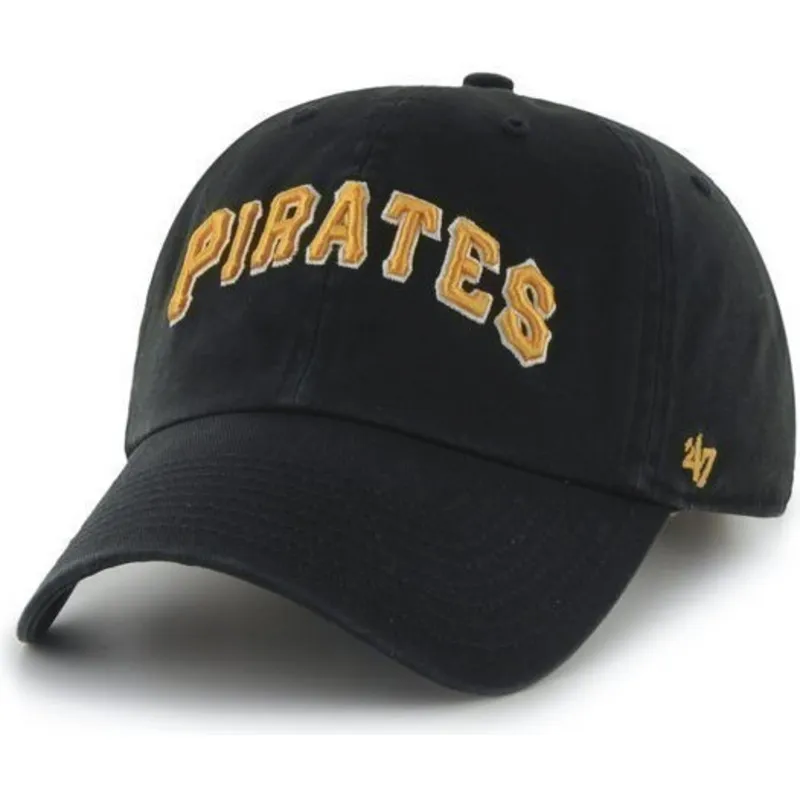 cepur-izliekta-melns-regulejams-nombre-no-pittsburgh-pirates-mlb-no-47-brand