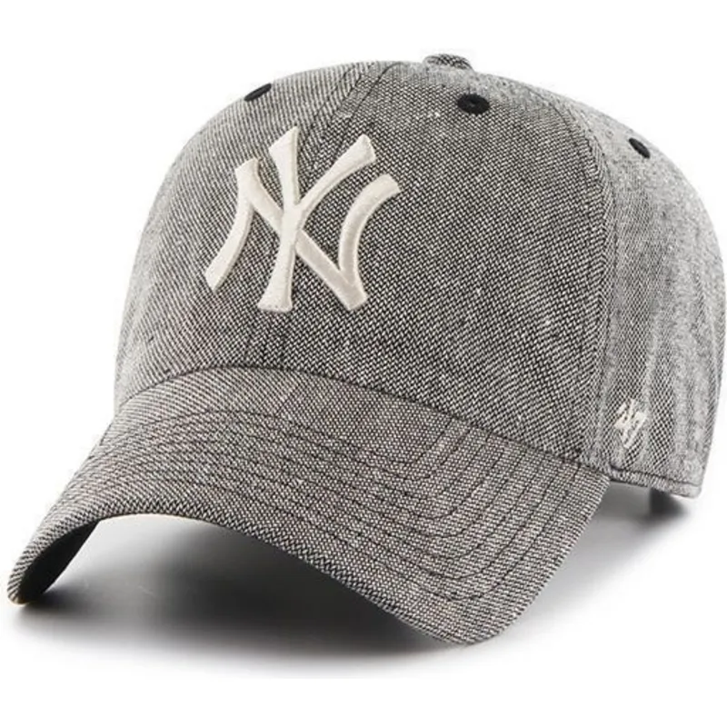 cepur-izliekta-melns-regulejams-no-new-york-yankees-mlb-no-47-brand