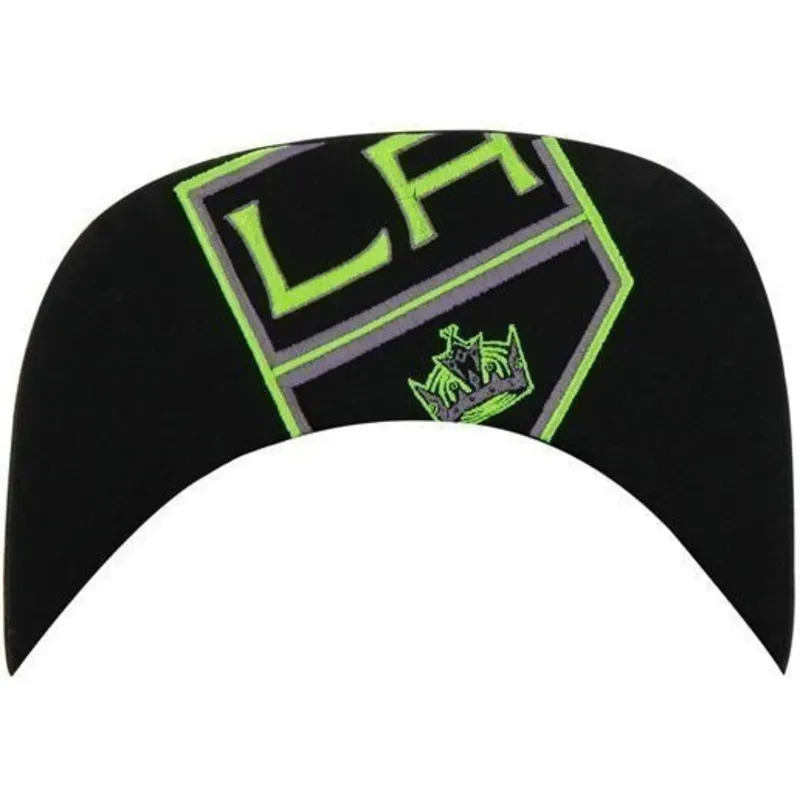 cepur-plakana-melns-snapback-no-los-angeles-kings-nhl-no-47-brand