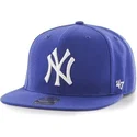 cepur-plakana-zils-snapback-berniem-no-new-york-yankees-mlb-no-47-brand