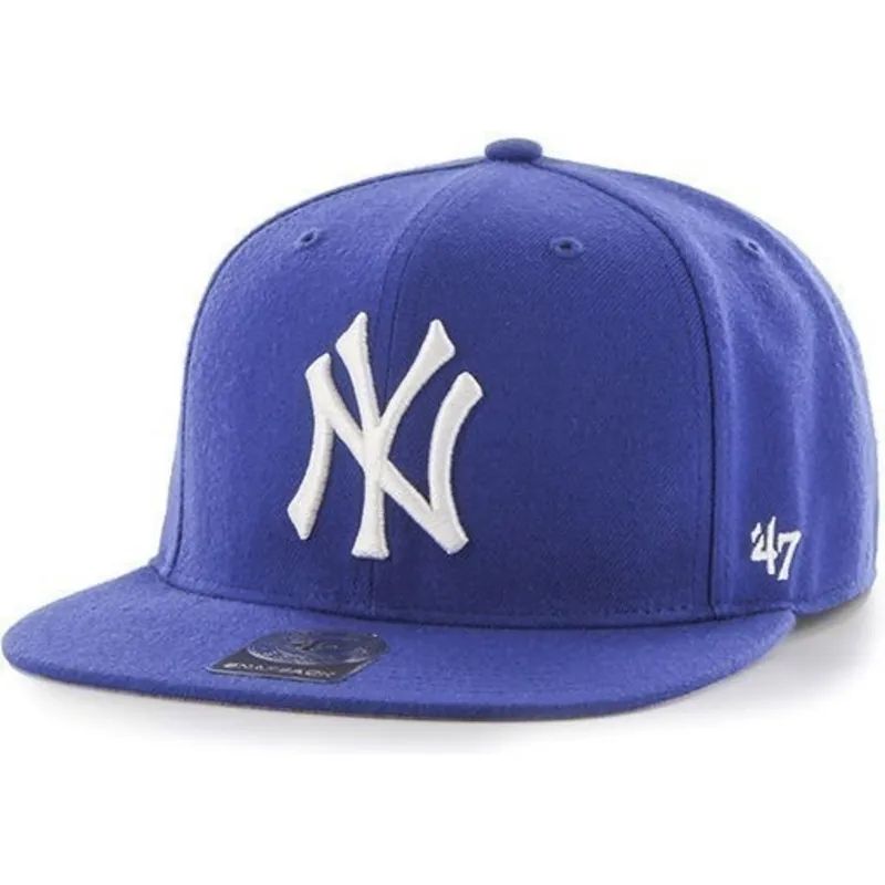 cepur-plakana-zils-snapback-berniem-no-new-york-yankees-mlb-no-47-brand