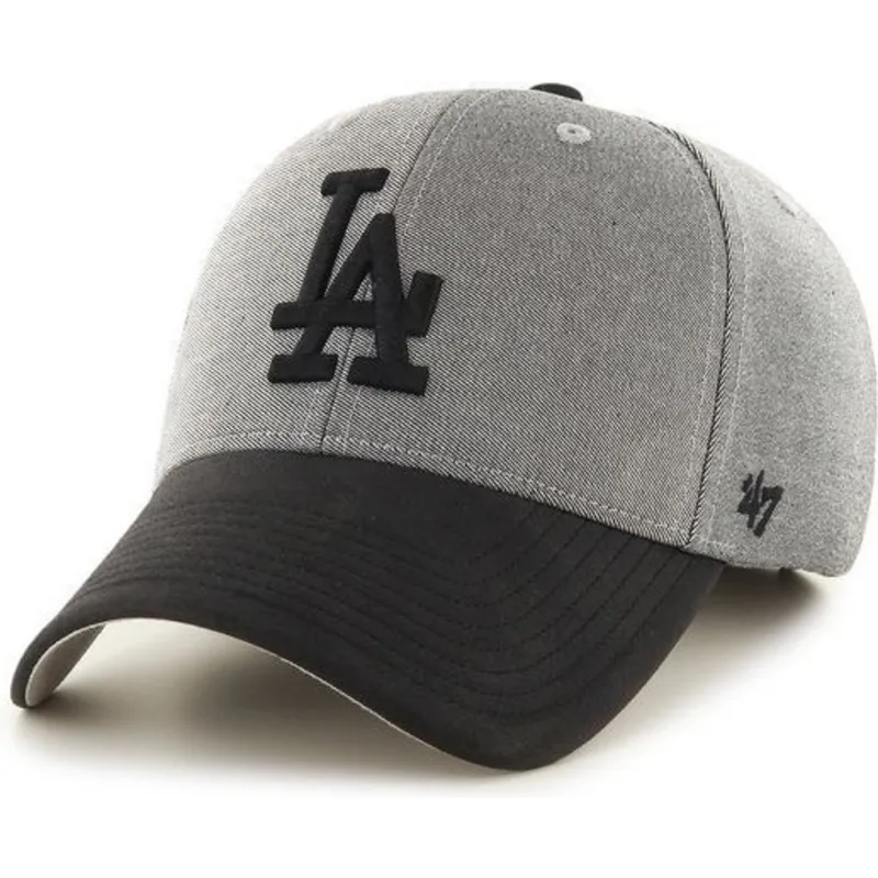 cap-izliekta-gray-adjustable-strap-negro-no-los-angeles-dodgers-mlb-no-47-brand