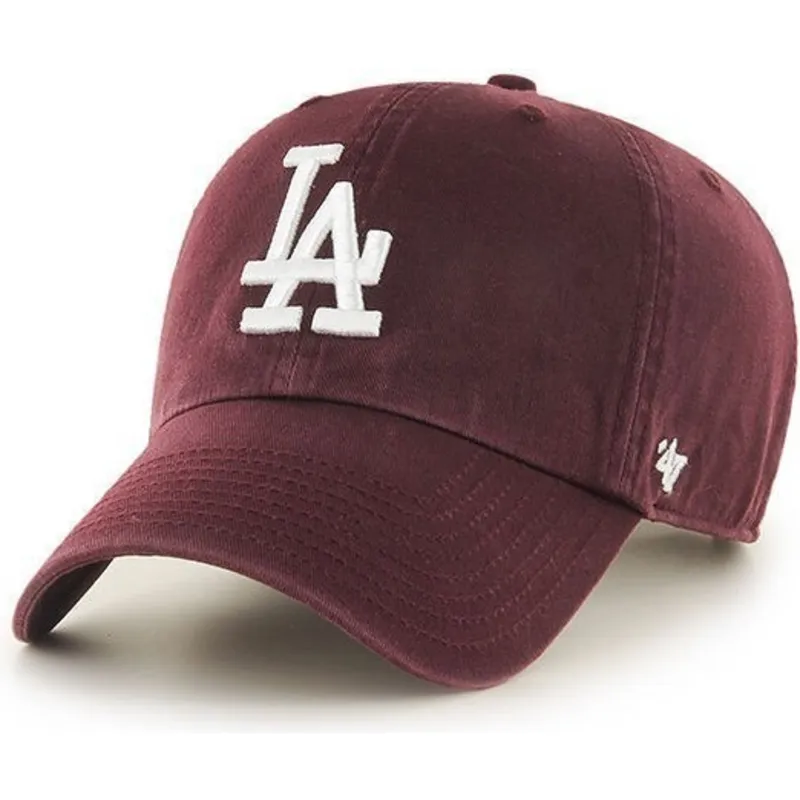 cap-izliekta-red-adjustable-strap-granate-no-los-angeles-dodgers-mlb-no-47-brand