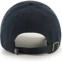 marineblaue-new-york-yankees-mlb-clean-up-kappe-mit-gebogenem-schirm-von-47-brand