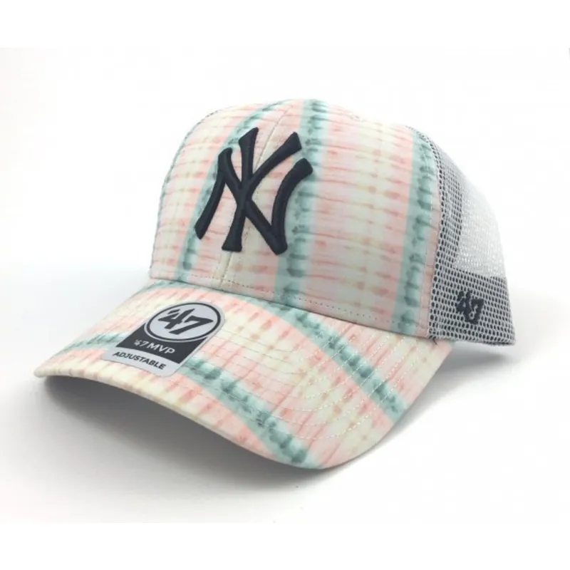 cepur-izliekta-truckeris-roza-snapback-estampado-flores-no-new-york-yankees-mlb-no-47-brand cepur-izliekta-truckeris-roza-snapback-estampado-flores-no-new-york-yankees-mlb-no-47-brand