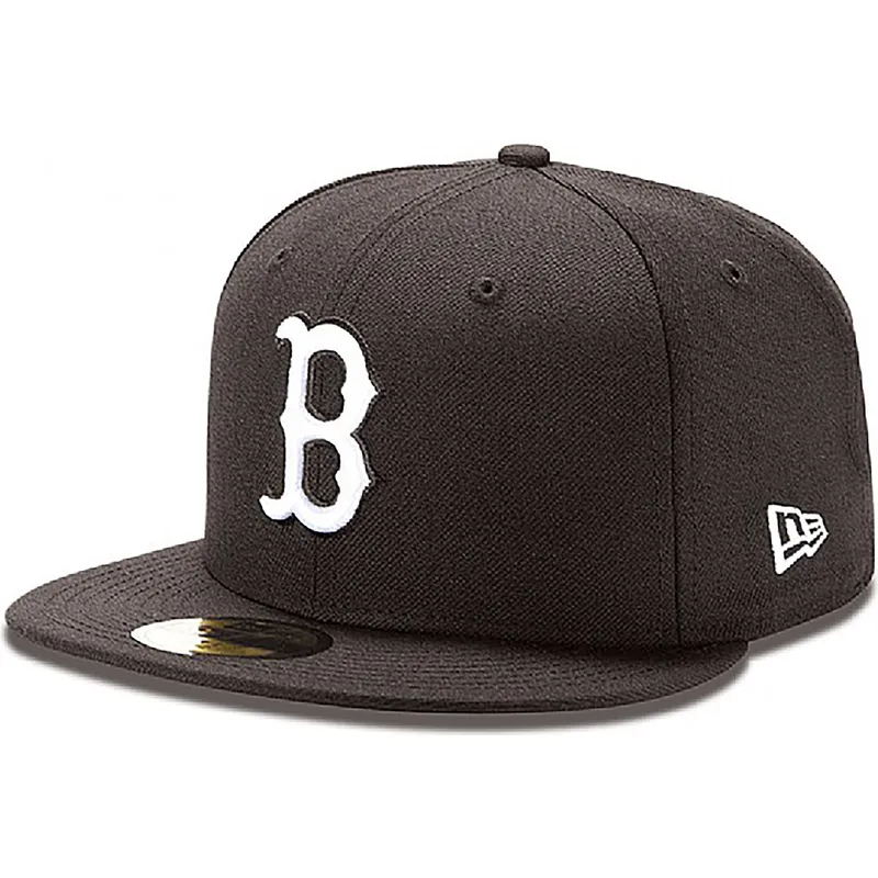 cepur-plakana-melns-pieguloss-59fifty-essential-no-boston-red-sox-mlb-no-new-era