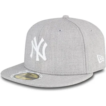 new-era-mlb-new-york-yankees-59fifty-essential-kinder-graue-flat-cap