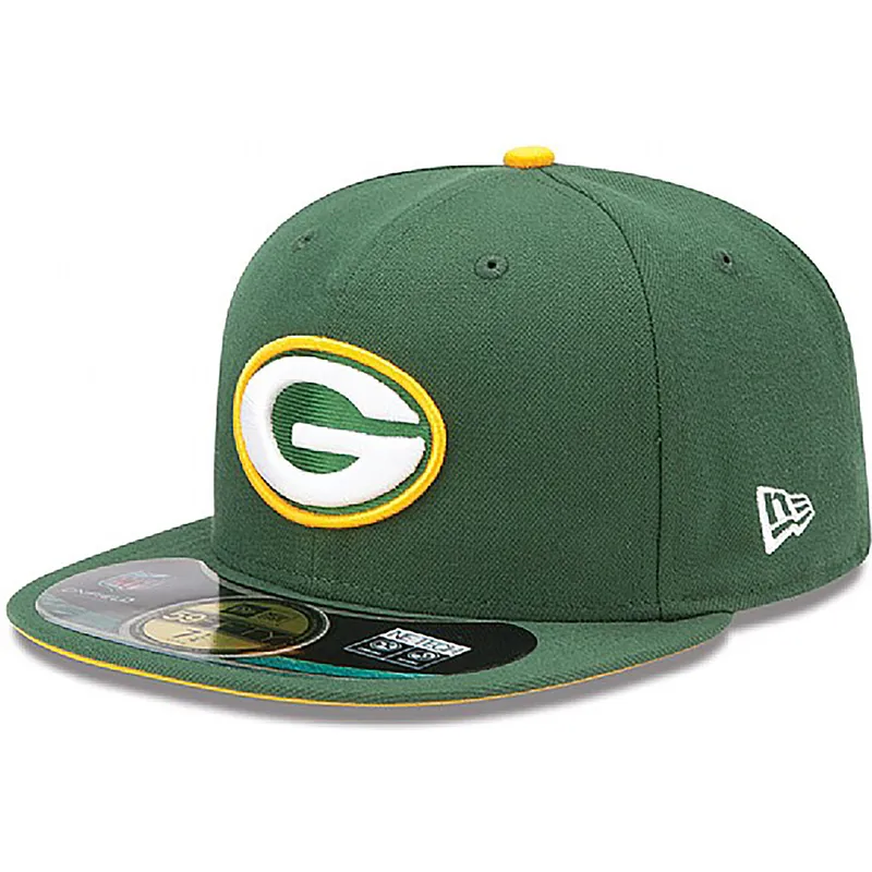 cepur-plakana-zals-pieguloss-59fifty-authentic-on-field-game-no-green-bay-packers-nfl-no-new-era