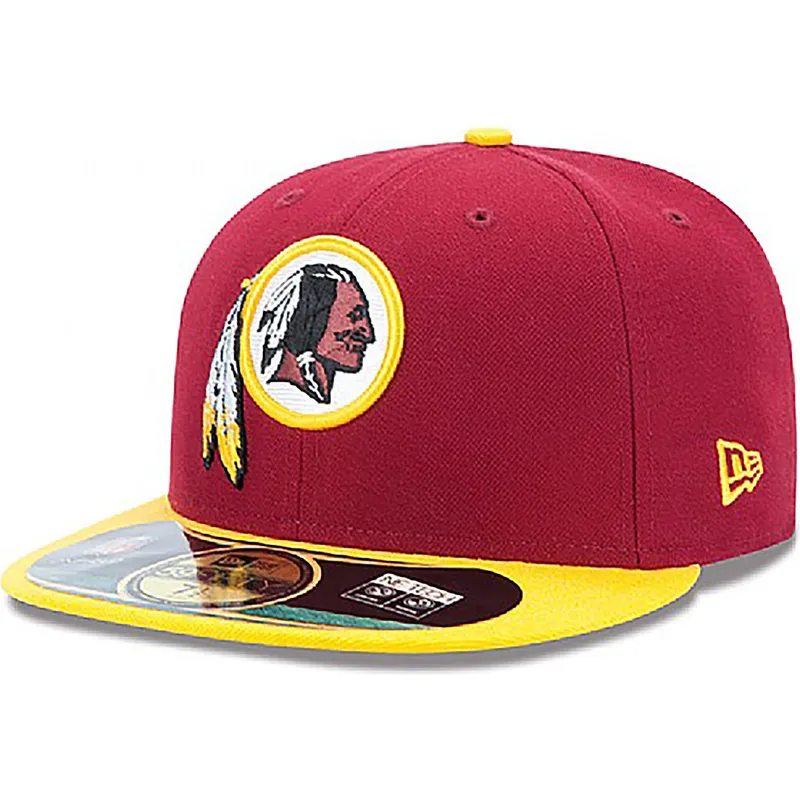 cap-plakana-red-ajustada-59fifty-authentic-on-field-game-no-washington-commanders-nfl-no-new-era