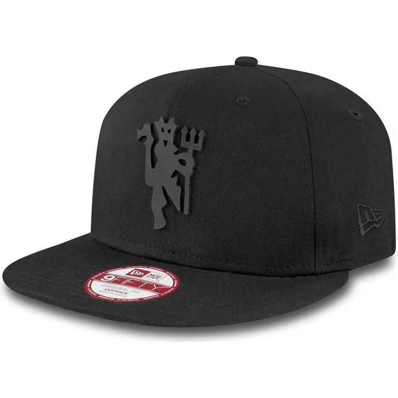 cepur-plakana-melns-snapback-9fifty-black-on-black-no-manchester-united-football-club-premier-league-no-new-era