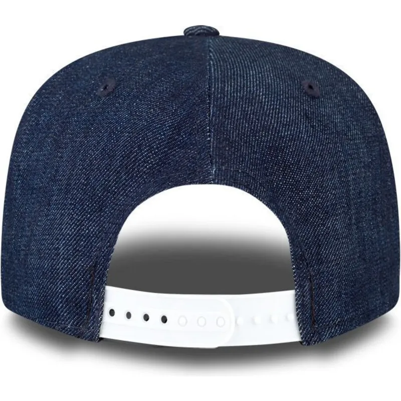 cepur-plakana-tumsi-zils-snapback-9fifty-essential-denim-no-new-york-yankees-mlb-no-new-era
