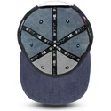 new-era-flat-brim-9fifty-essential-new-york-yankees-mlb-snapback-cap-marineblau